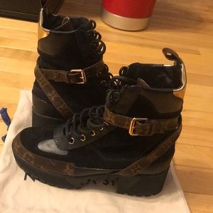 Louis Vuitton authentic platform boots